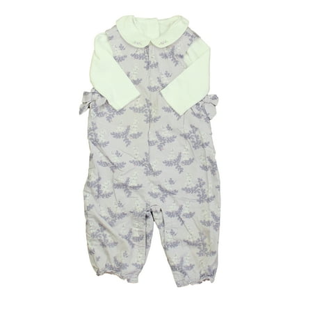

Pre-owned Janie and Jack Girls Purple | White Jumper size: 3-6 Months