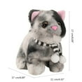thumbnail image 5 of Yokua Plush Cat Toy Cute Stuffed Animal Musical Electric Toy Gift for Toddlers, 5 of 19