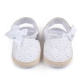 thumbnail image 5 of Otqutp Toddler Single Shoes Baby Boys Girls Light Comfortable Hollow Bow Baby Walking Shoes Prewalker for 0 to 12 Months, 5 of 5