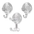thumbnail image 1 of Ganchos de succión para soporte de maquinilla de afeitar para ducha, paquete de 3 ganchos con ventosa, gancho de maquinilla de afeitar reutilizable para ducha, resistente al agua, potente ventosa de vacío, soporte para gancho para toalla Rojo Verde Cocina, Decoración y Otros, 1 of 5