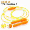 thumbnail image 2 of Light Up Jump Rope with 3-Speed Adjustable Led Glowing Cord, 1-Pack, Yellow, for Student Exercise and Outdoor Play, 2 of 6