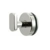 Preferred Bath Accessories Anello Glass Mounted Robe Hook