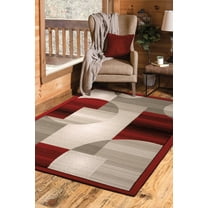 United Weavers Plaza Gisela Accent Rug, Geometric Pattern, Red, 1'11" X 3'3"