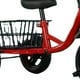 thumbnail image 5 of Triciclo para niños, triciclo para bebés, bicicleta blanca con cesta de almacenamiento para niños de 2 a 6 años, color rojo, 5 of 7