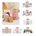 thumbnail image 4 of X2 Christmas Drinks -UV DTF Cup - Wrap Transfer Waterproof Cup Sticker ж W6B2, 4 of 9