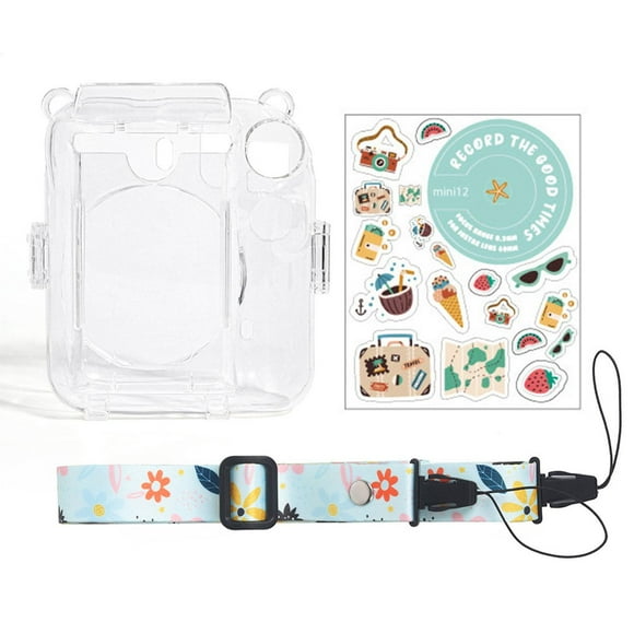 de funda transparente para cámara, correa de hombro extraíble ajustable de protección, soporte para imágenes, bolsa para cámara transparente Sunnimix Estuche protector de la cámara