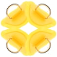 thumbnail image 1 of unbranded Boucles de Fixation 4 Pcs en Forme de D Jaune PVC 9.00X8.00X1.00Cm Matériel de Kayak Navigation, 1 of 6