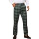 thumbnail image 5 of Pantalones de cuadros INSPIRE CHIC para hombre, con frente plano y corte recto, tamaño 30, color verde y azul marino, 5 of 5