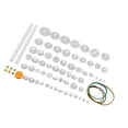 thumbnail image 1 of JUEGO DE ENGANAJES DE PLÁSTICO, Kits de Gusano de Correa de Polea Juego de Engranajes de Modelo de Bricolaje piezas de Polea de Engranje Accessorios para, 1 of 7