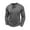Gray, variant on Fengactive Men's Henley Shirts Long Sleeve with Pocket Fall Casual T-Shirts Plain Moisture Wicking Tee with Button