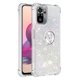 thumbnail image 2 of Funda para Xiaomi Redmi Note 10S 4G/Note 10 4G con Brillo Líquido Flotante, Purpurina, Parachoques y Anillo Giratorio Soporte, 2 of 5