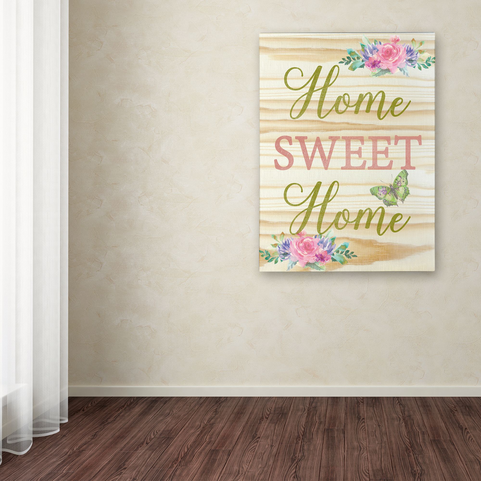 Trademark Fine Art 'Welcome Home 4' Canvas Art by Jean Plout