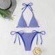 thumbnail image 4 of Trajes de Baño para Mujeres Sexy Tubo de Color Sólido Correa Superior Bikini, Traje de Baño Dividido para la Playa Y la Piscina, 4 of 9