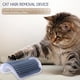 thumbnail image 1 of Peine de masaje para depilación de mascotas con cepillo para frotar y rascar esquinas de gatos gris Ndcxsfigh Libre de BPA, 1 of 8
