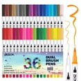thumbnail image 1 of ZSCM-rotuladores artísticos con punta de pincel fino, 72 colores, para colorear huevos de Pascua, libros para colorear para adultos, 1 of 4