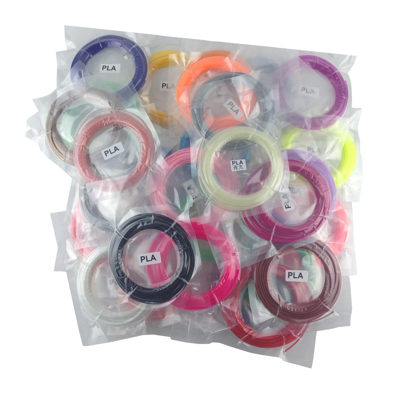 3D Printer Filament Refills Accessory Good Shaping dimensional Accuracy Pla 5m 20 Colors