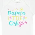 thumbnail image 4 of Inktastic Papa's Little Girl with Hearts Flower and Butterfly Girls Baby Bodysuit, 4 of 5