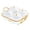 white 4 grids, variant on yotijay Dry Fruit Tray with Lid Appetizer Serving Plate for Dining Room Home Wedding white 6 grids