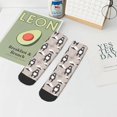 thumbnail image 7 of Pofeuu Cartoon Bear Brown Print 30cm Socks, Adult Running Hiking Socks for Youth and Adult, 7 of 7