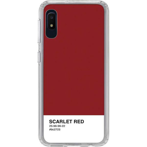 Skinit Color Palette Scarlet Red Galaxy A10e Clear Case