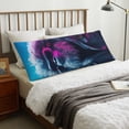 thumbnail image 6 of Naloa Hip-Hop Glasses Gorilla Super Soft 20x60 Body Pillow Case,Long Side Hidden Zipper（PILLOWS ARE NOT INCLUDED）, 6 of 6