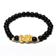 thumbnail image 3 of Lucky Stone Bead Bracelet Wristband Rich Auspicious Shui Bracelet. Fe Q5X7, 3 of 6