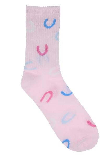 Wonder Nation Girls Crew Socks 6PK Cowboy