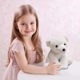 thumbnail image 5 of Dolls & Accessories Adorable Polar Bear Doll Stuffed Animal Toy Ideal for Children's Playroom and Nursery, 5 of 6