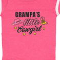 thumbnail image 4 of Inktastic Grampas Little Cowgirl with Cowgirl Hat and Boots Girls Baby Bodysuit, 4 of 5