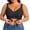 Black, variant on Plus Size Women's Wireless Bra, Full Coverage Front Closure, Side Support Sports, Comfortable Everyday No Underwire Back Smoothing Sizes XL-XXXXXL