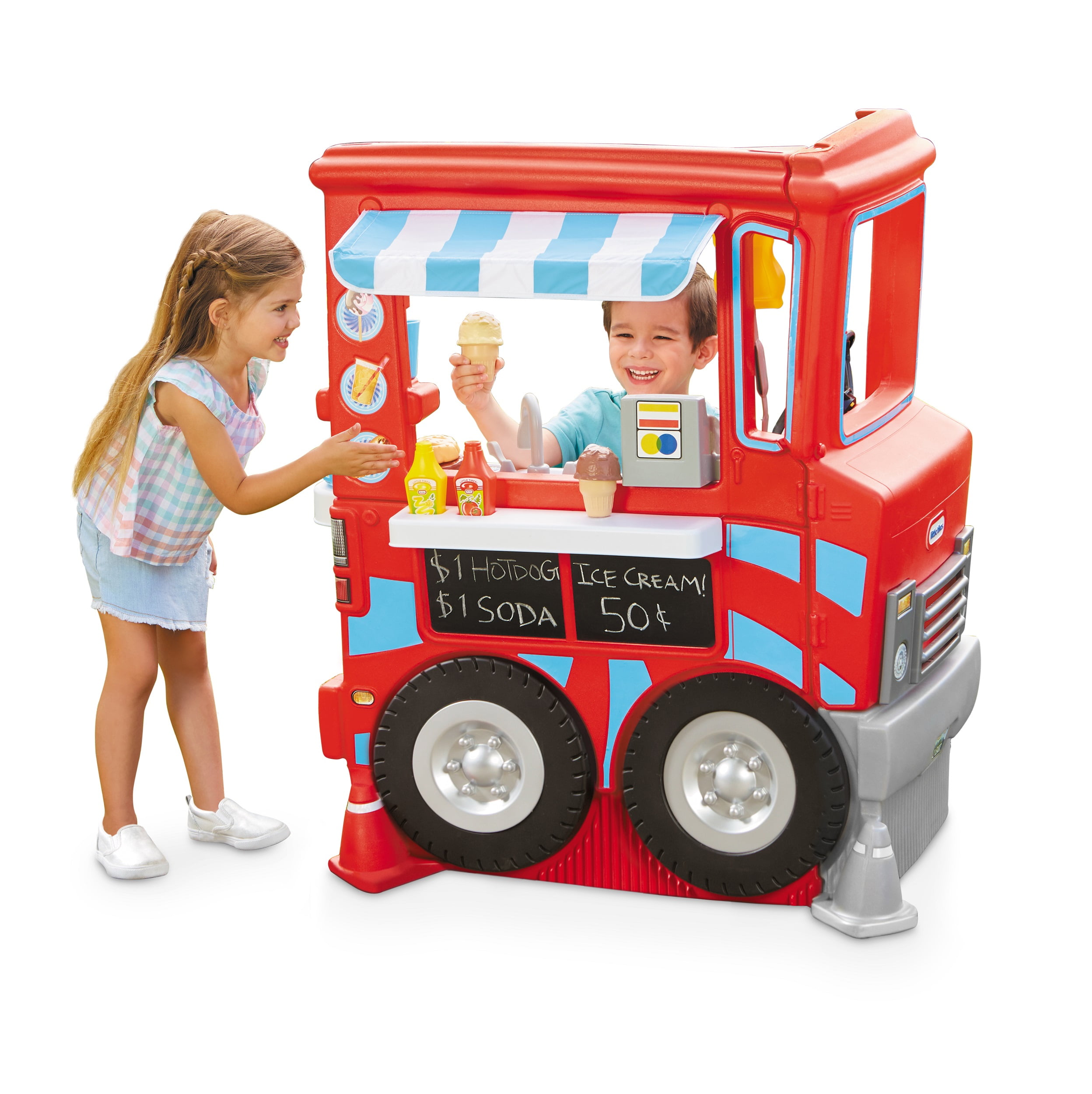 little red toy truck