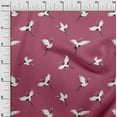 thumbnail image 3 of oneOone Polyester Spandex Pink Fabric Bird Sewing Material Print Fabric By The Yard 56 Inch Wide, 3 of 4