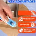 thumbnail image 5 of Thermal Paper Privacy Label Eraser Pen, 2-in-1 box cutter & thermal paper eraser, shipping label eraser thermal paper ink remover, for Package Labels, Bills, Shopping Lists, Identity Theft Protection, 5 of 8