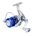 thumbnail image 3 of Enhanced Silver Blue Spinning Reel 4000 - SA1000-7000 Series, Durable Plastic Construction for Smooth Fishing & Textile Use, Compact Design for Coastal/Inland Adventures, Precision Engineered for, 3 of 5