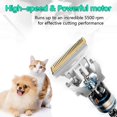 thumbnail image 1 of XISOBO Dog Trimmer Dog Haircut Dog Grooming Pet Cat Dog Trimmer Silent Pet Hair Trimmer USB Rechargeable Hair Clipper 2 Hours Running Dog Grooming Machine, 1 of 1