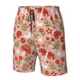 thumbnail image 5 of Naloa Dragonfly Mushroom Men's Beach Shorts, Surfing shorts, Swim trunks, Quick Dry Swim Trunks for Surfing Beach Fun - 3X-Large, 5 of 9