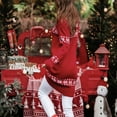 thumbnail image 4 of Women's Christmas Oversized Turtleneck Snowflake Knit Dress, Festive Fall and Winter Sweater Dress for Holiday Parties, Cozy and Stylish with Unique Design,Red,L, 4 of 4
