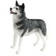 thumbnail image 4 of Figura de perro realista, estatua de perro Husky, decorativa, figuras de animales, juguetes de animales pequeños para niñas y niños, 4 of 9
