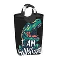 thumbnail image 2 of KLL Hungry Tyrannosaurus Laundry Hamper,Large Canvas Fabric Lightweight Storage Basket Toy Organizer Dirty Clothes Collapsible Waterproof, 2 of 6