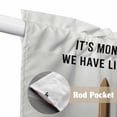 thumbnail image 4 of Cartoon Rockets Swag Valances for Windows, Kitchen Window Curtains Over Sink, Letters It's Monday We Have Lift-off Window Treatment Curtains for Living Room/Bedroom Curtains 2 Panel Sets 36"x45", 4 of 8