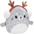 thumbnail image 2 of Squishmallows Original 10-Inch Odile The Seal - Official Jazwares Plush - Collectible Soft & Squishy Seal Stuffed Animal Toy - Add to Your Squad - Easter Basket Gift for Kids, Girls & Boys, 2 of 5