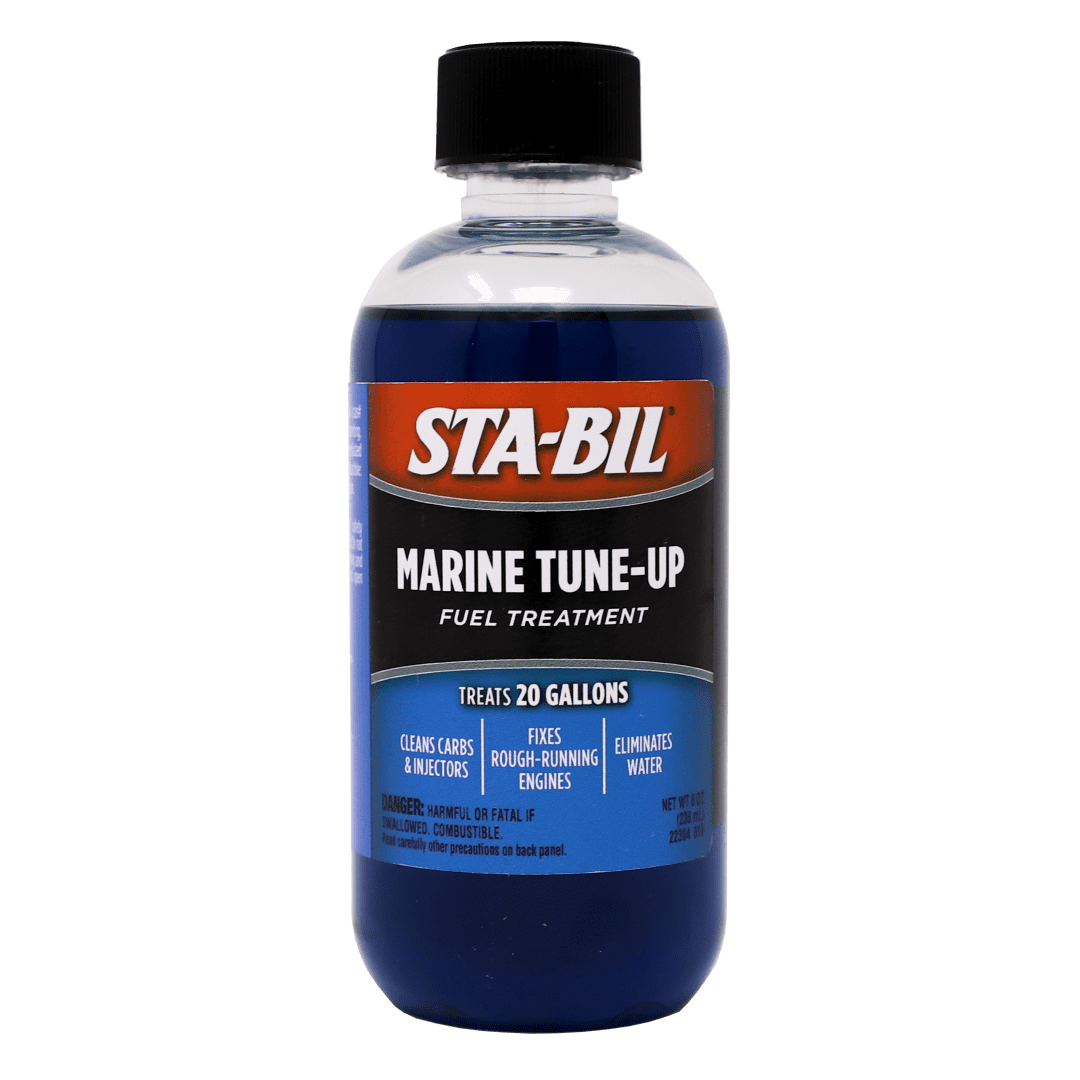 STA-BIL Marine Tune-Up - Marine Fuel Treatment, Cleans Carburetors and Injectors, Fixes Rough Running Engines, Eliminates Water - Treats up to 20 Gallons, 8 oz. (22313)