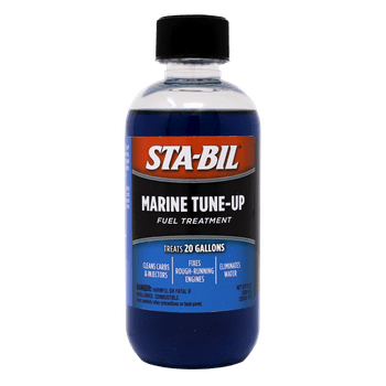 STA-BIL Marine Tune-Up - Marine Fuel , Cleans Carburetors and Injectors, Fixes Rough Running Engines, Eliminates Water - Treats up to 20 Gallons, 8 oz. (22313)