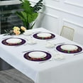 thumbnail image 5 of SKYSONIC Mardi Gras Round Placemats for Dining Table Non-Slip Heat-Resistant Polyester Table Mats 4 pack Washable Table Mats for Kitchen Dining Table Decoration, 5 of 5