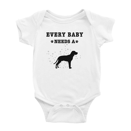 

Every Baby Needs A Redbone Coonhound Dog Cute Baby Jumpsuits For Boy Girl 0-3 Months