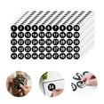 thumbnail image 4 of Destyer 10Pcs Number Stickers 1-50 Consecutive Self-Adhesive Labels Round Paper Schedule Index Decals Polish Gel Marking Daily 5Set, 4 of 6