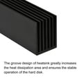 thumbnail image 4 of Uxcell Aluminum Heatsink Black 70x22x30mm with Tools and 1 x Pre-Cut Thermal Pad for SSD, 4 of 5