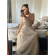 thumbnail image 5 of Vestido de Verano 2025 para Mujer, con Escote en V y Tirantes Finos, Sin Espalda, Sin Mangas, Informal, para Fiesta y Playa Albaricoque S, 5 of 9