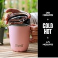 thumbnail image 4 of czcpp-- Stainless Steel Mug with Handle, Triple Layered Vacuum Insulated Containers Keeps Drinks Cold for 10 Hours and Hot for 3, BPA Free (16 oz, Pink Topaz), 4 of 4