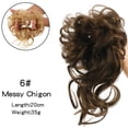 thumbnail image 2 of Messy Curly Bun Hair Piece Scrunchie Tousled Updo Elastic Band Hair Extension Hair Pieces, 2 of 7